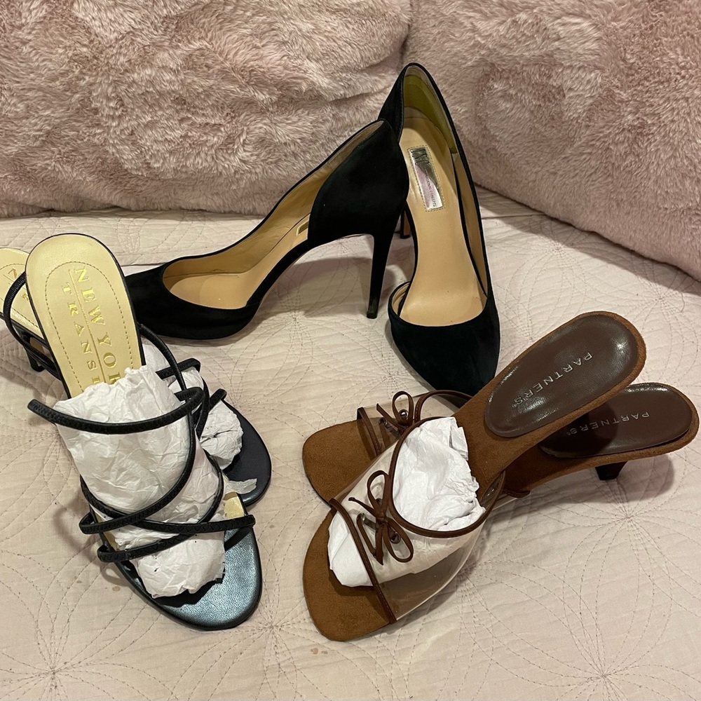 Bundle! 3 pairs of shoes! Size 8 1/2. All in Excellent use condition!